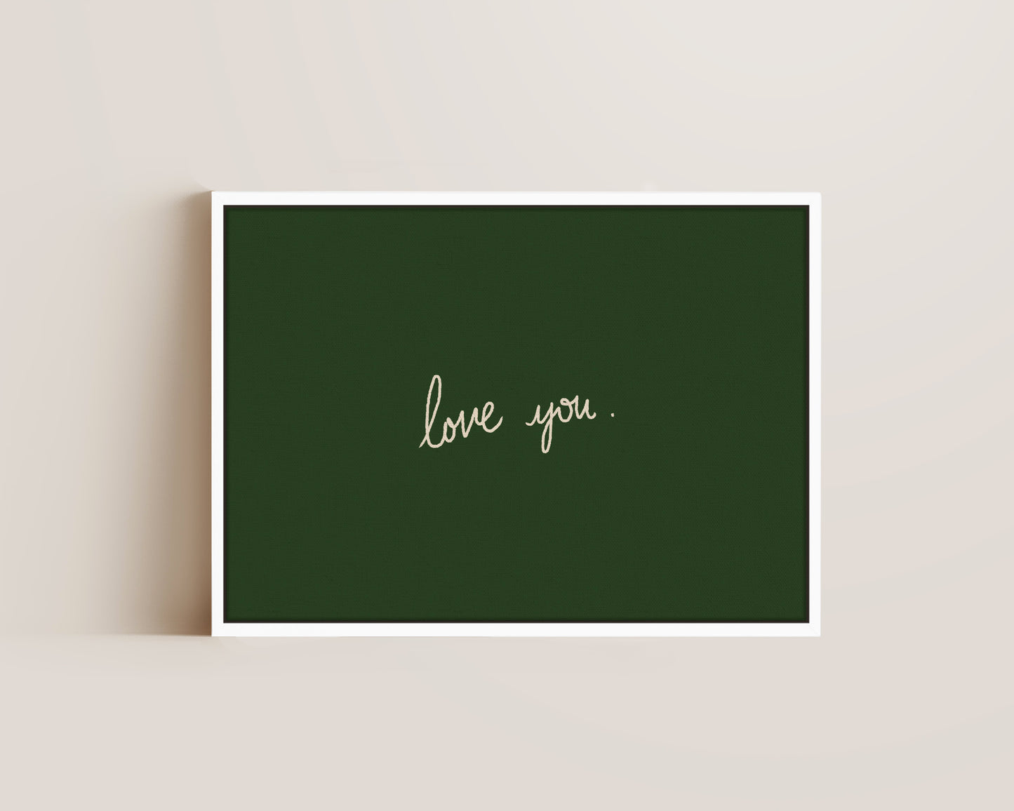 Love You Canvas