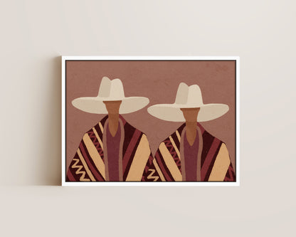The Twins Canvas