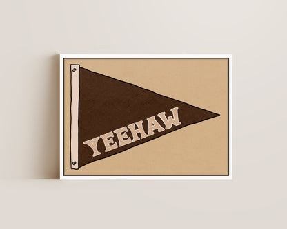 Yeehaw Flag Canvas