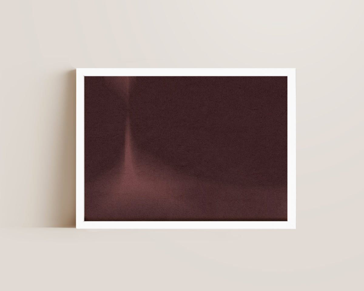 Plum Abstract Wall Art Print