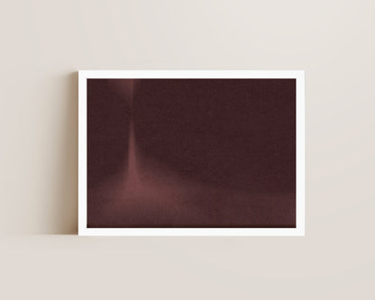 Plum Abstract Wall Art Print