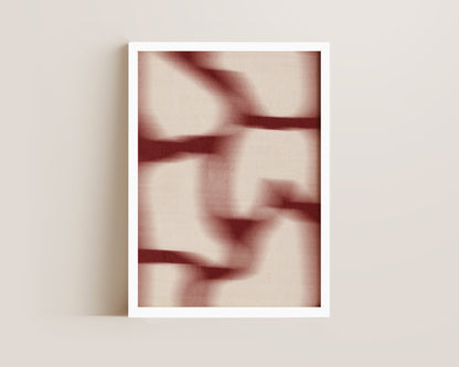 Red Tiles Print