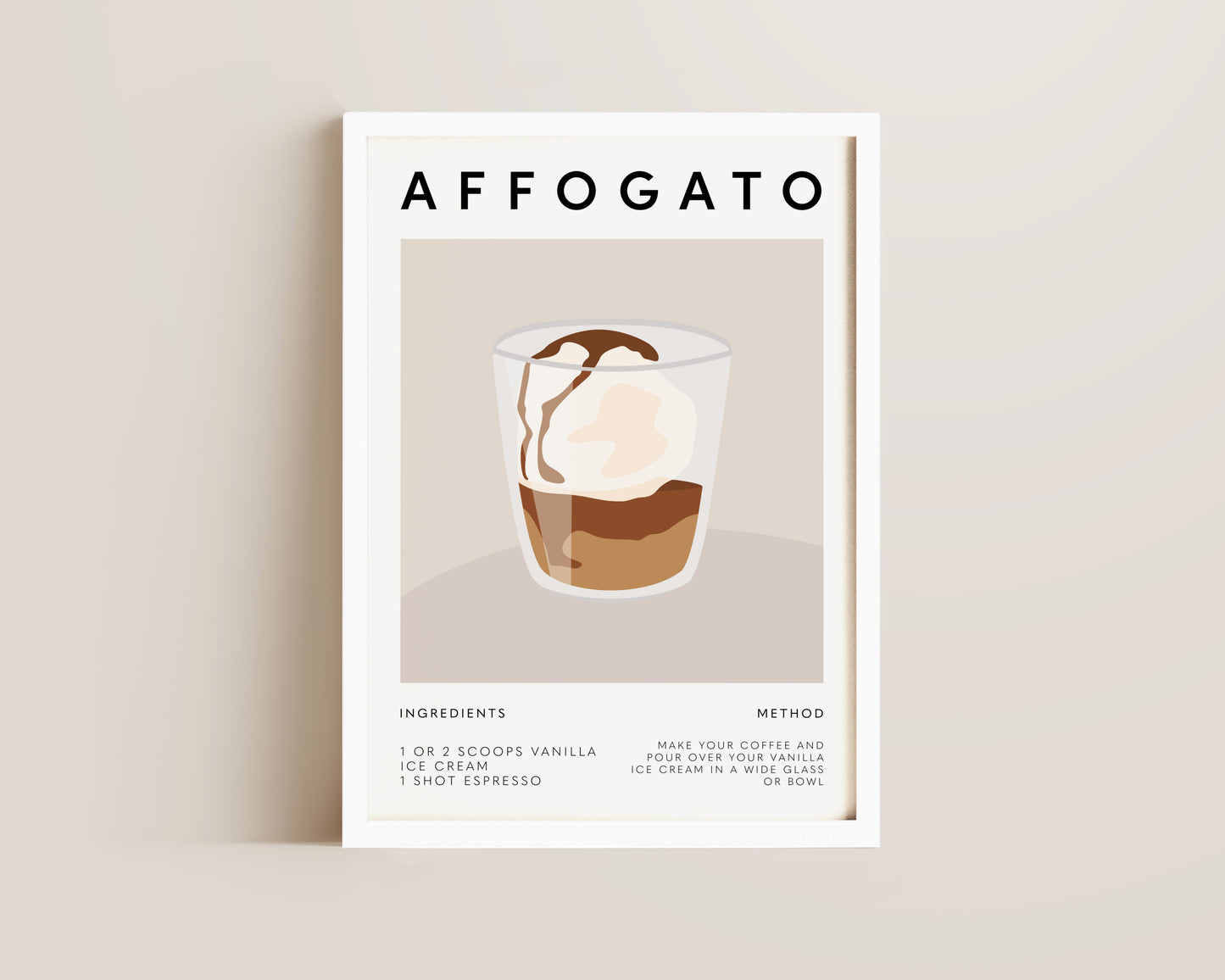 Affogato Coffee Recipe Print