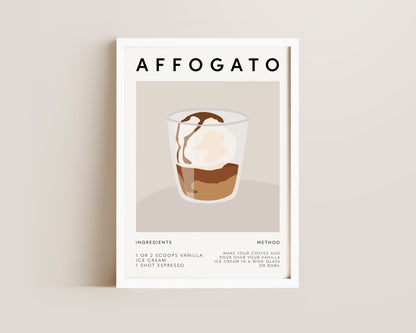 Affogato Coffee Recipe Print