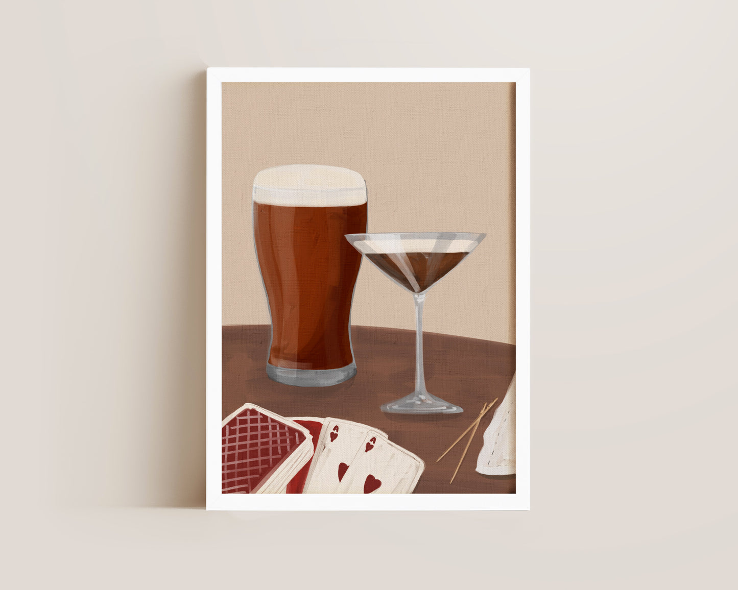 Ale & Espresso Martini Date Night Print