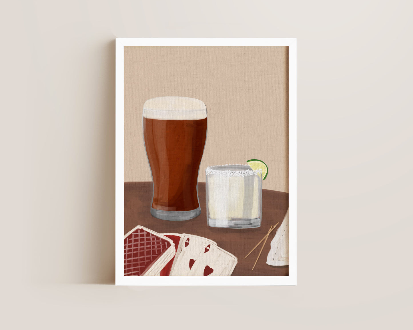Ale & Margarita Date Night Print