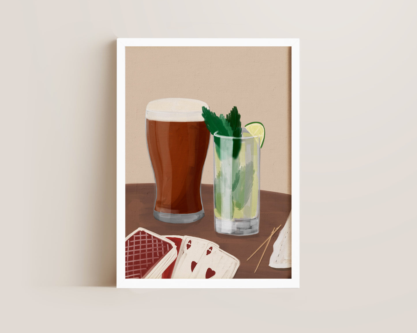 Ale & Mojito Date Night Print