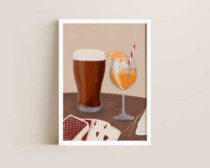 Ale & Orange Spritz Date Night Print