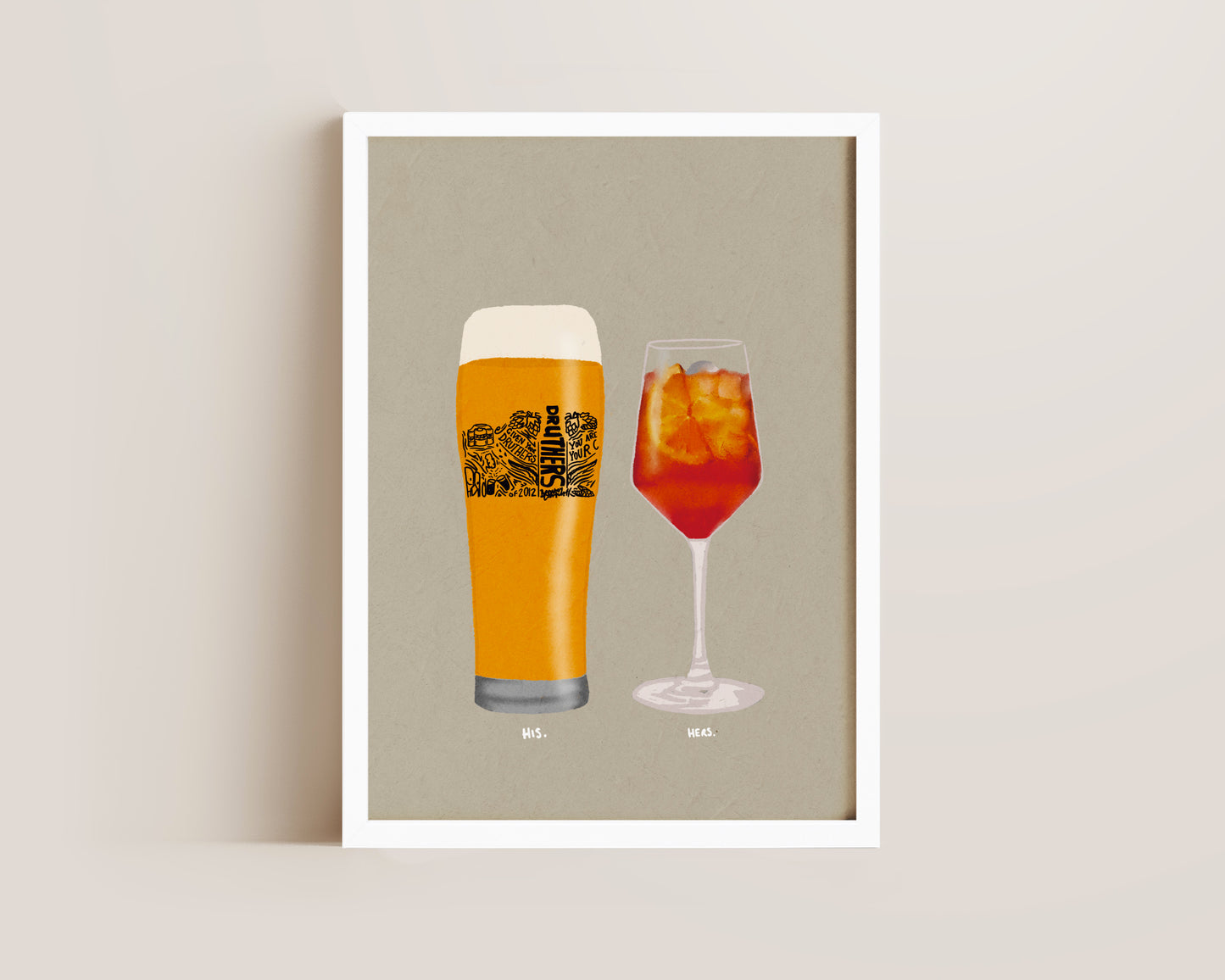 All In IPA & Aperol Spritz Print