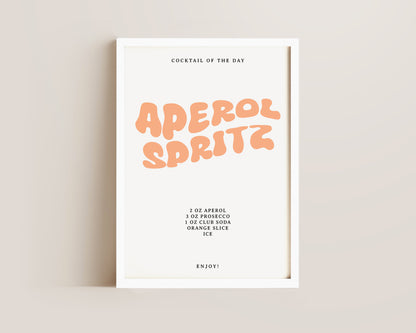 Aperol Spritz Recipe Print