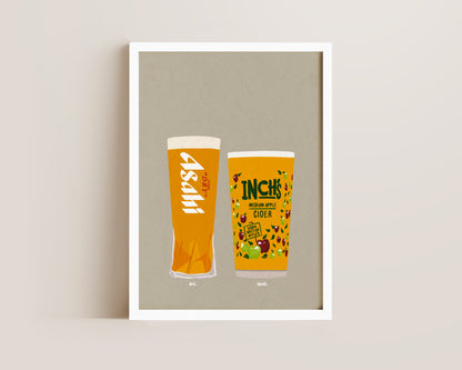 Asahi & Inch's Print