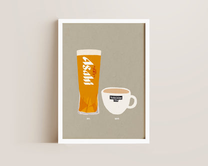 Asahi & Yorkshire Tea Print