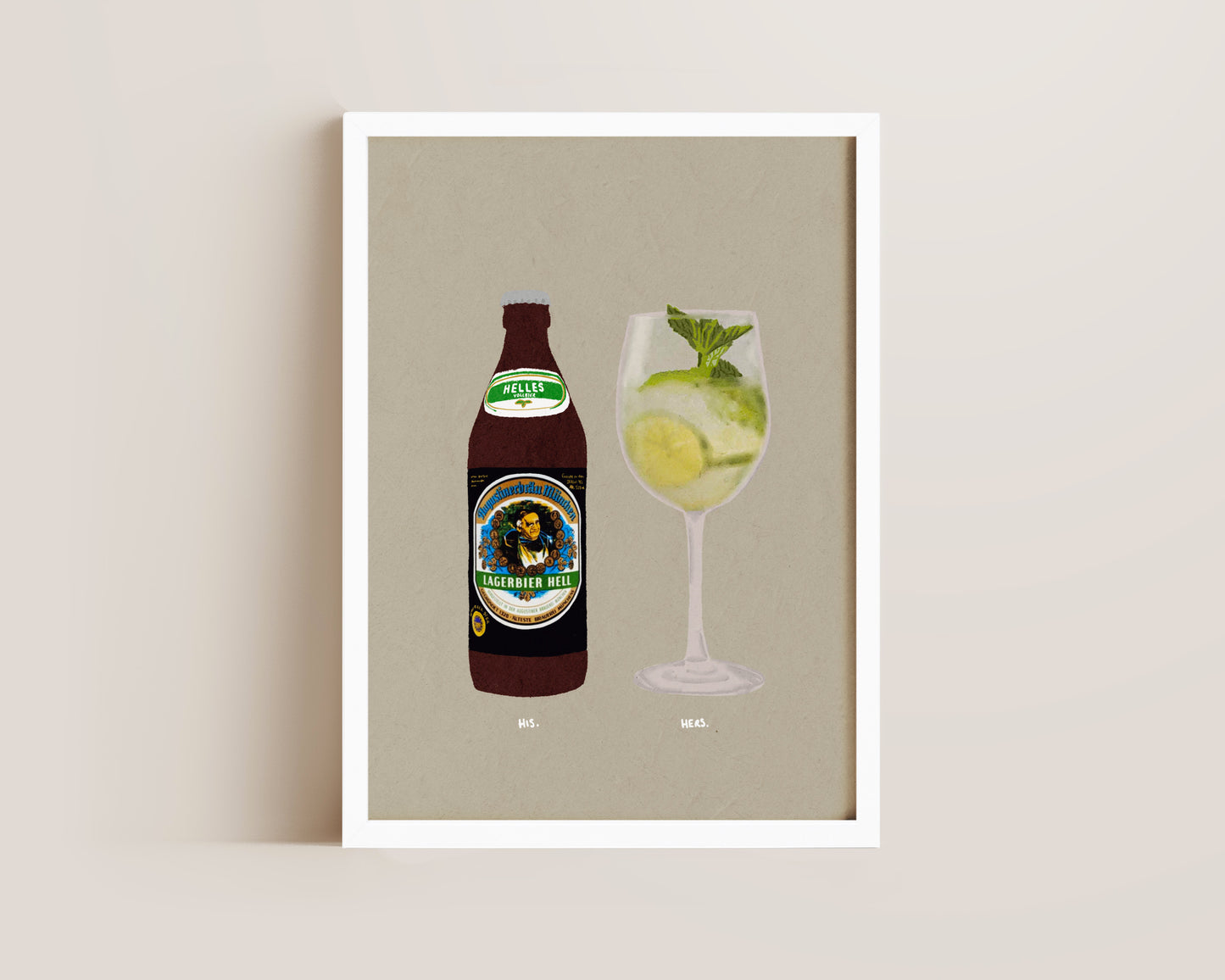 Augustiner & Hugo Spritz Print