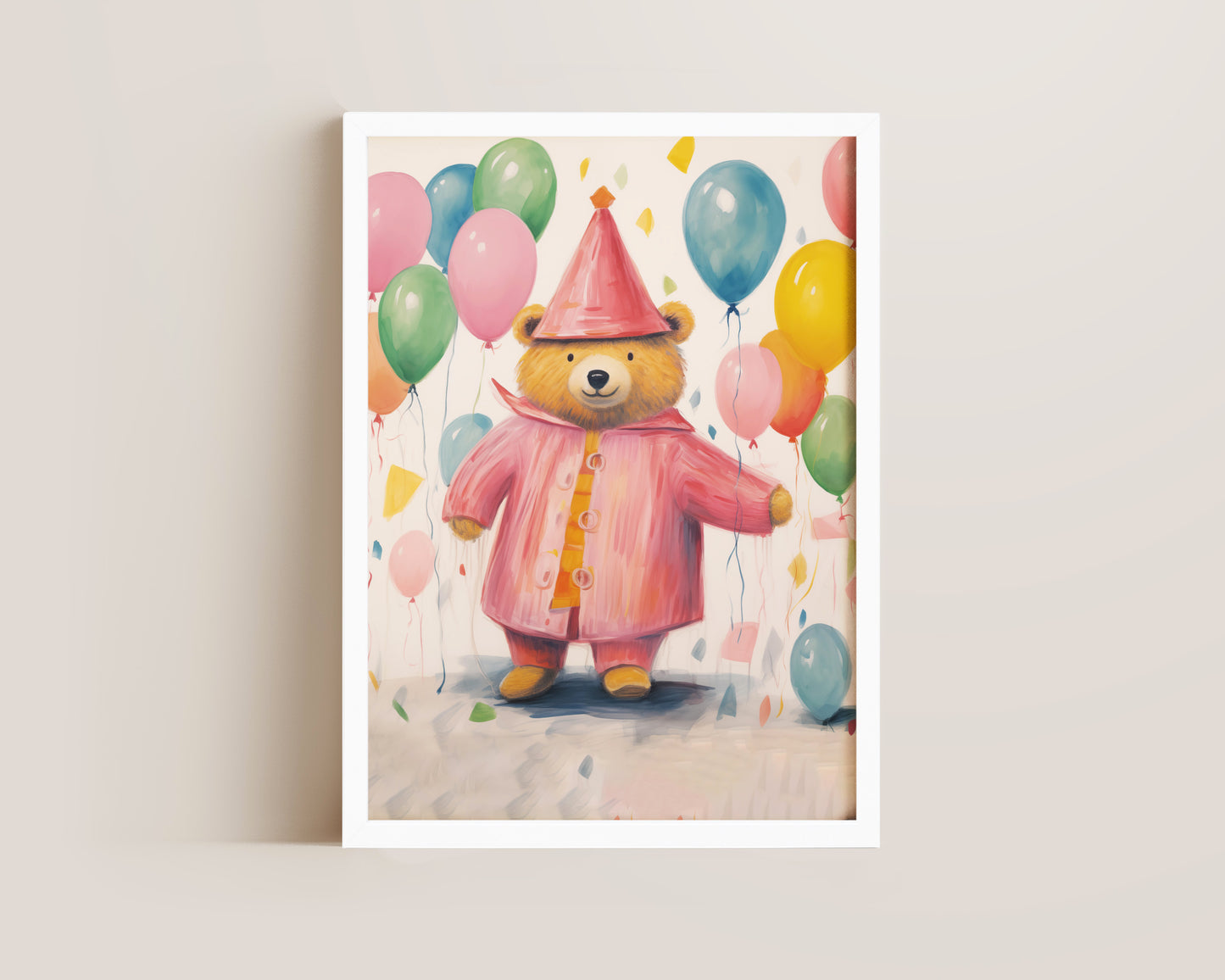 Balloon Bear Print