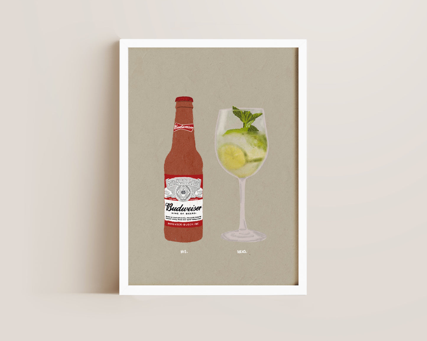 Budweiser & Hugo Spritz Print