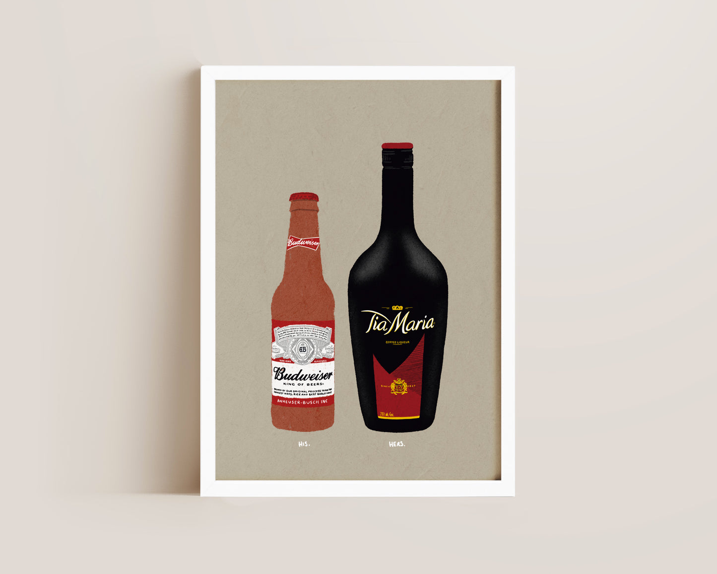 Budweiser & Tia Maria Print