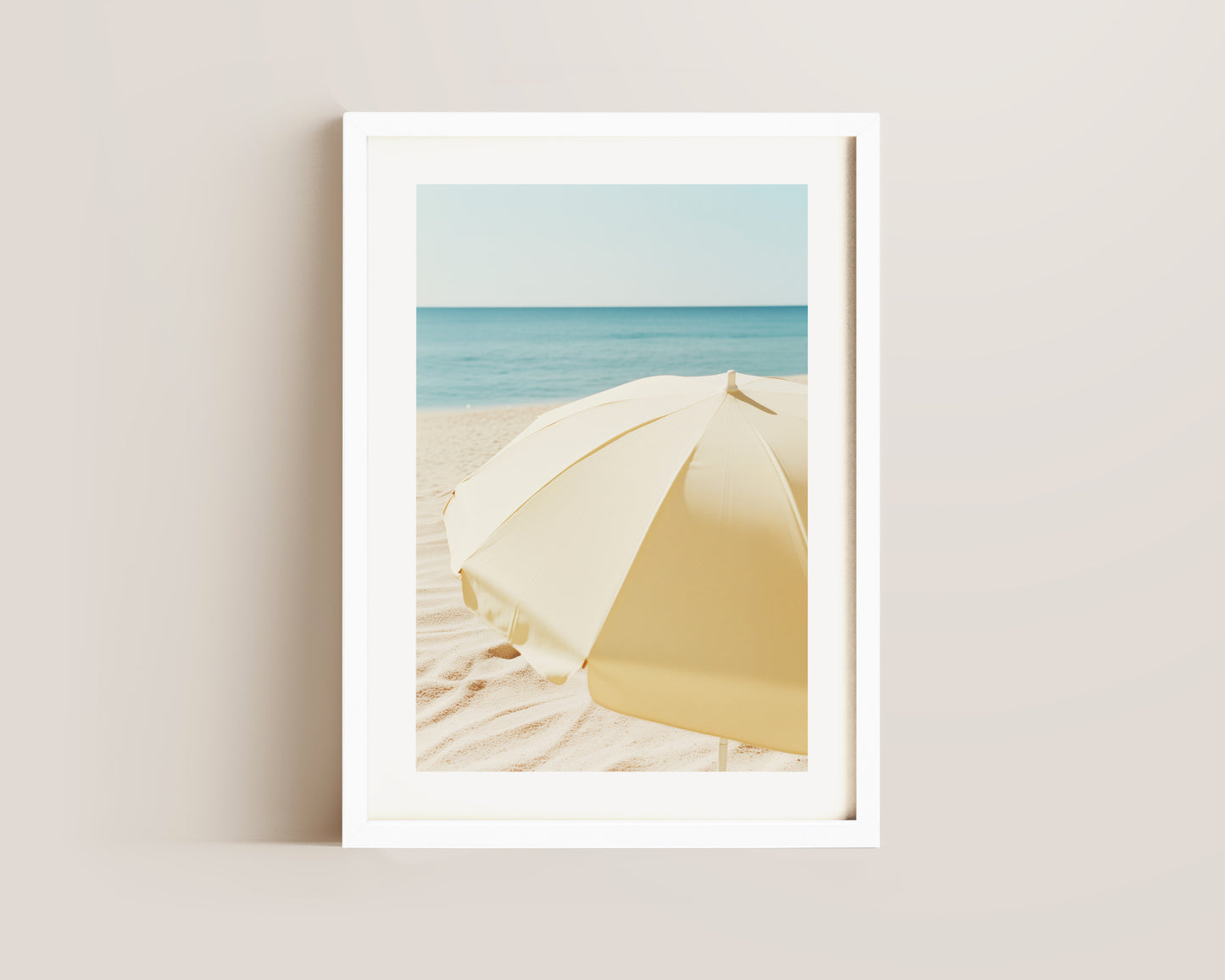 Butter Yellow Parasol Print