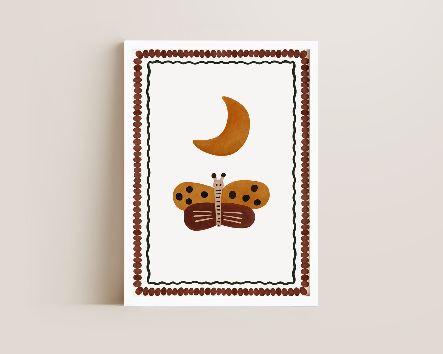 Butterfly & Moon Print
