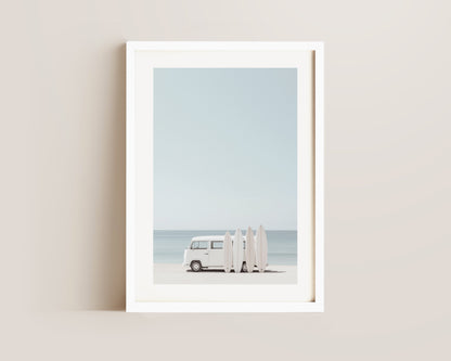 Camper Van Surf Print