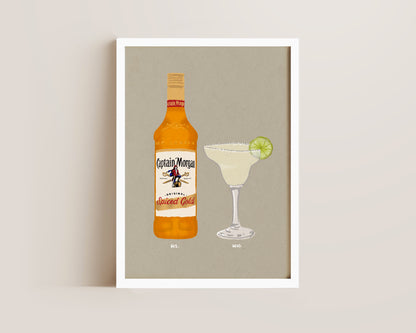 Spiced Rum & Margarita Print