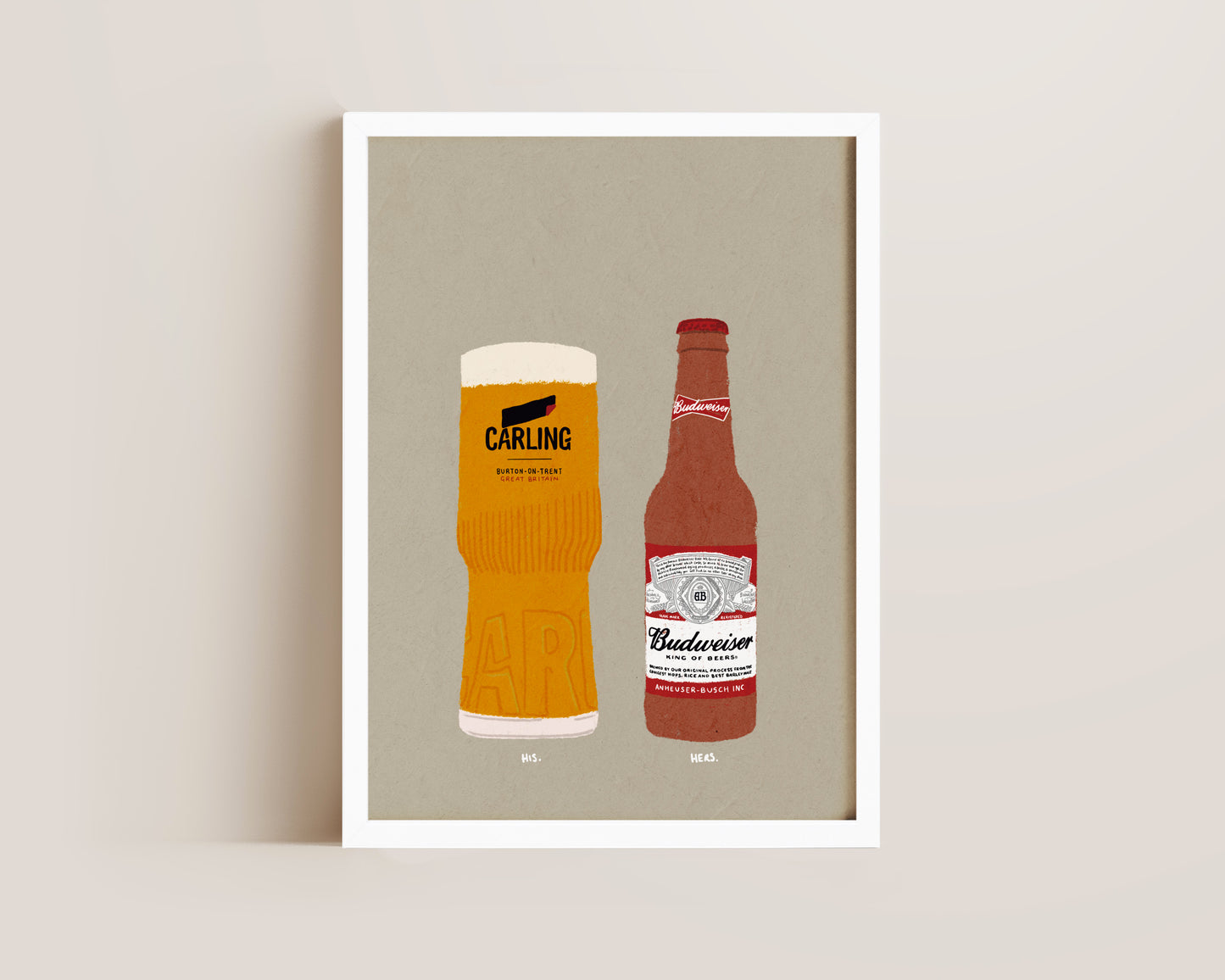 Carling & Budweiser Print