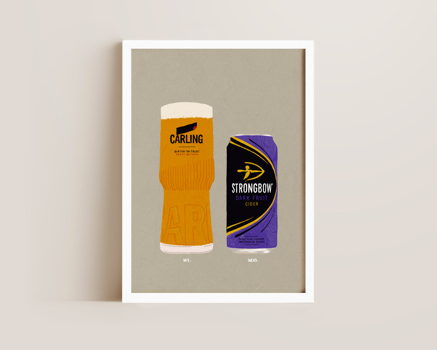 Carling & Strongbow Dark Fruits Print