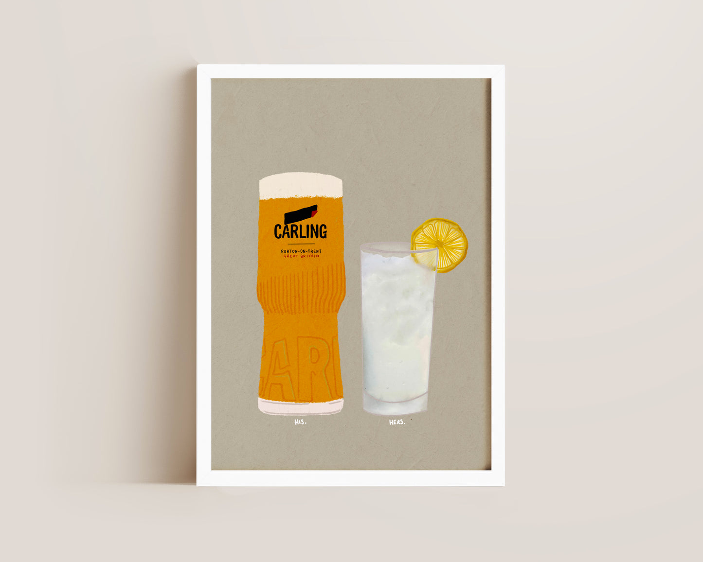 Carling & Vodka Lemonade Print
