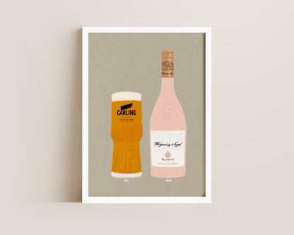 Carling & Whispering Angel Print