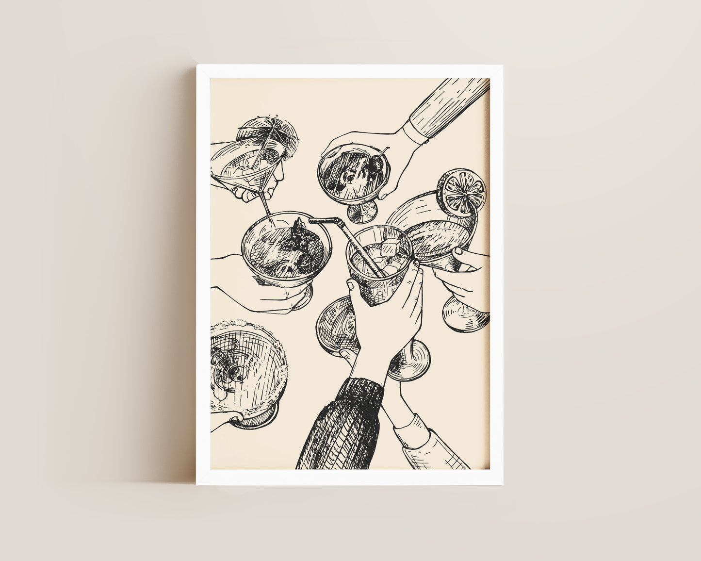 Cheers Wall Art Print