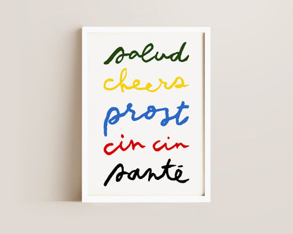 Cheers Languages Print