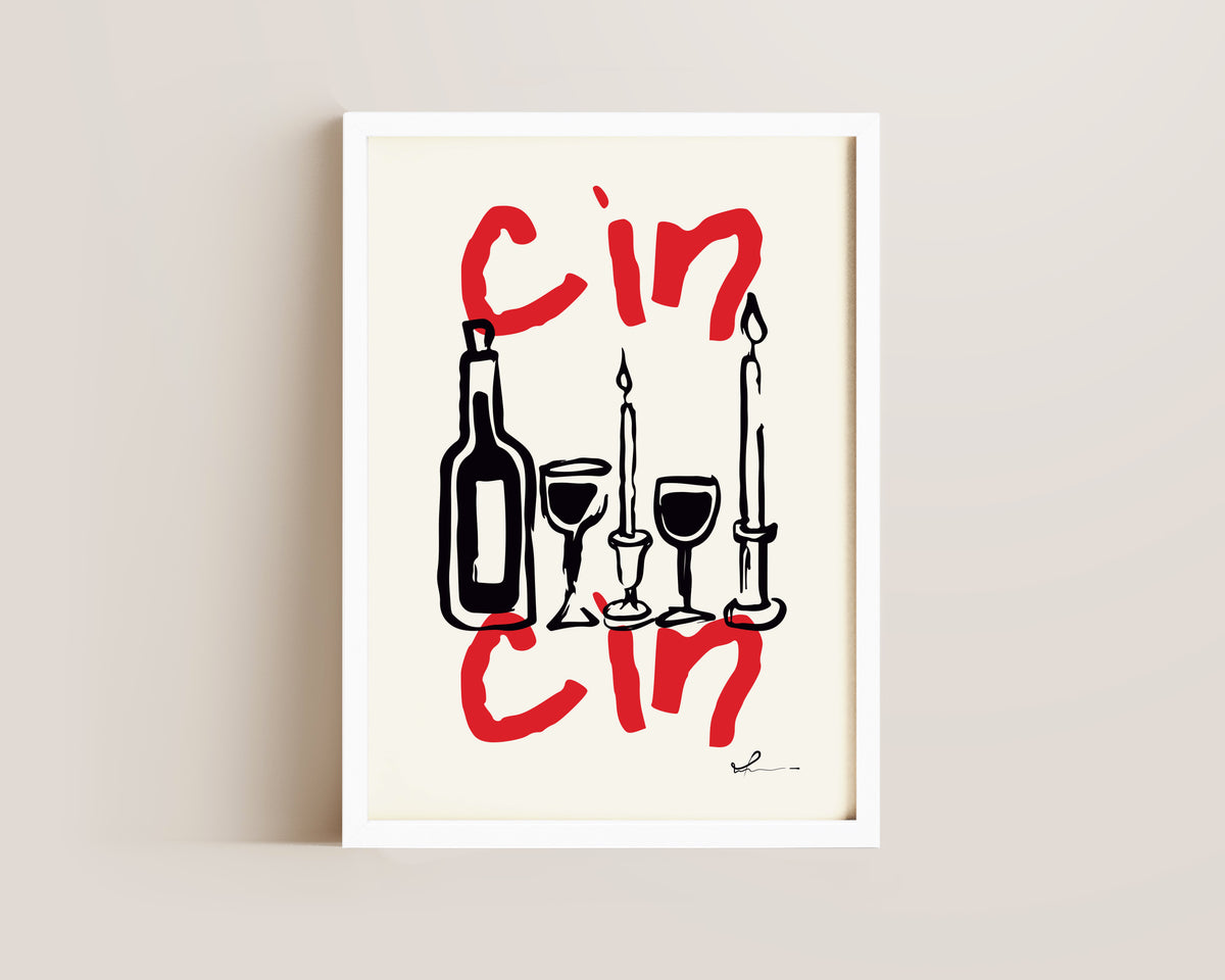 Cin Cin Print