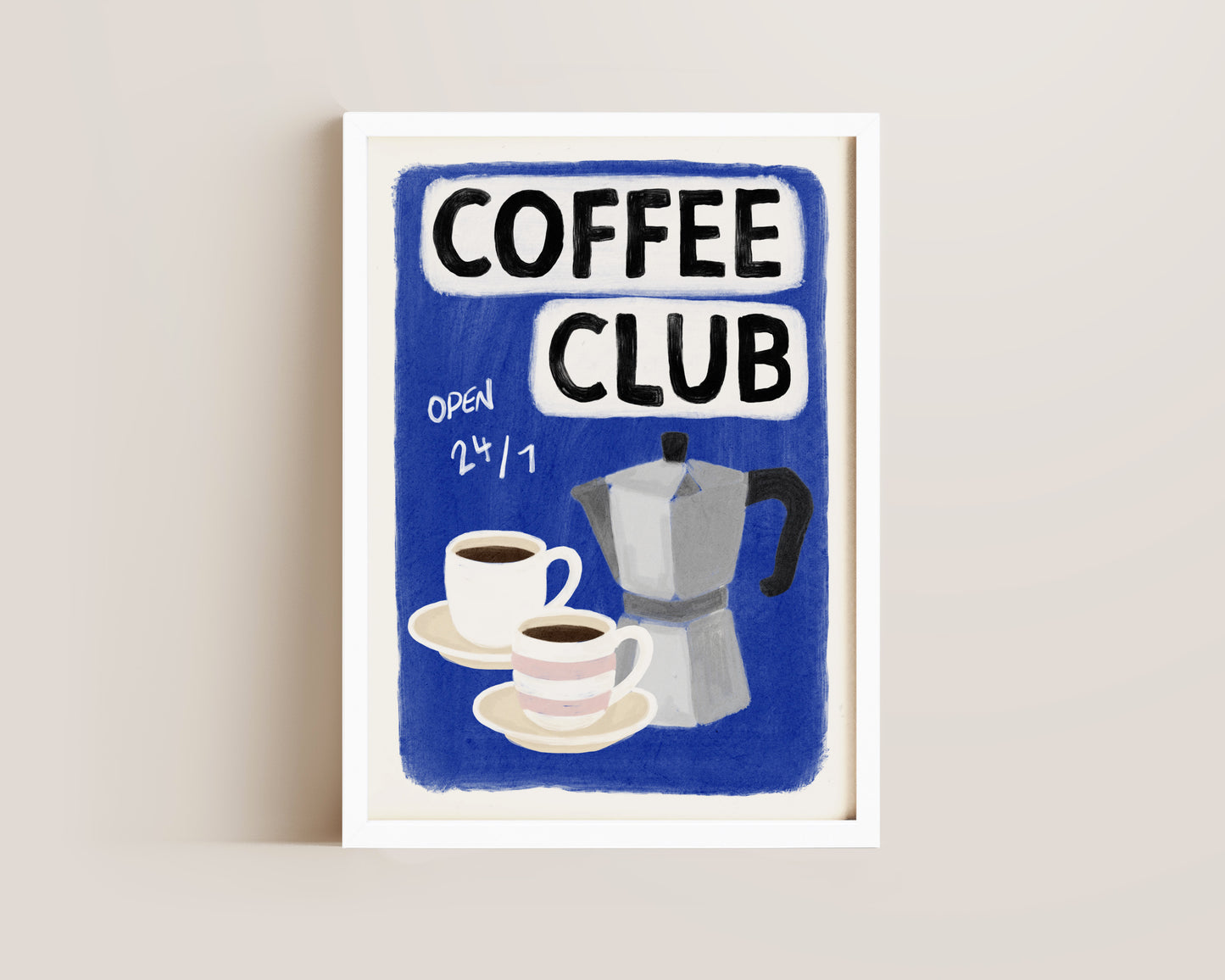 Coffee Club 24/7 Blue Print