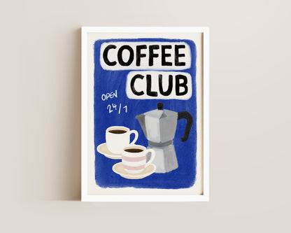 Coffee Club 24/7 Blue Print