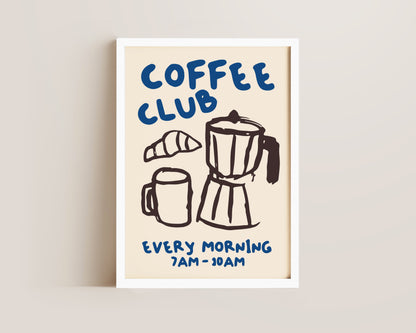 Coffee Club Print