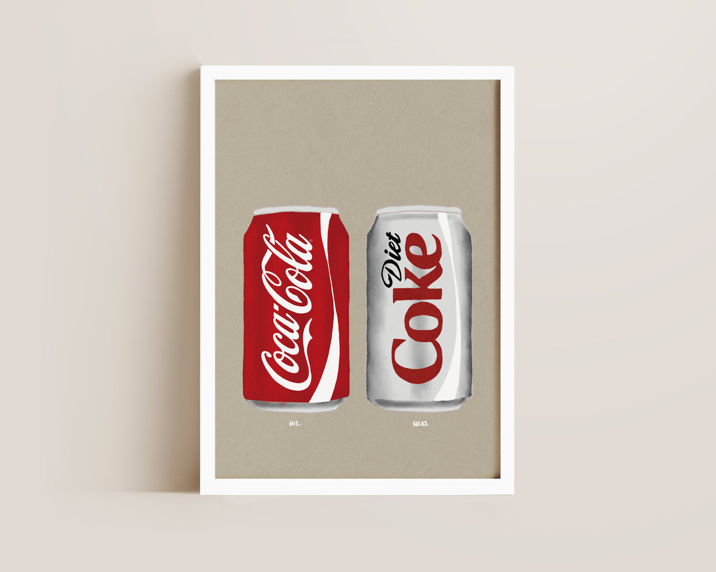 Coke & Diet Coke Print