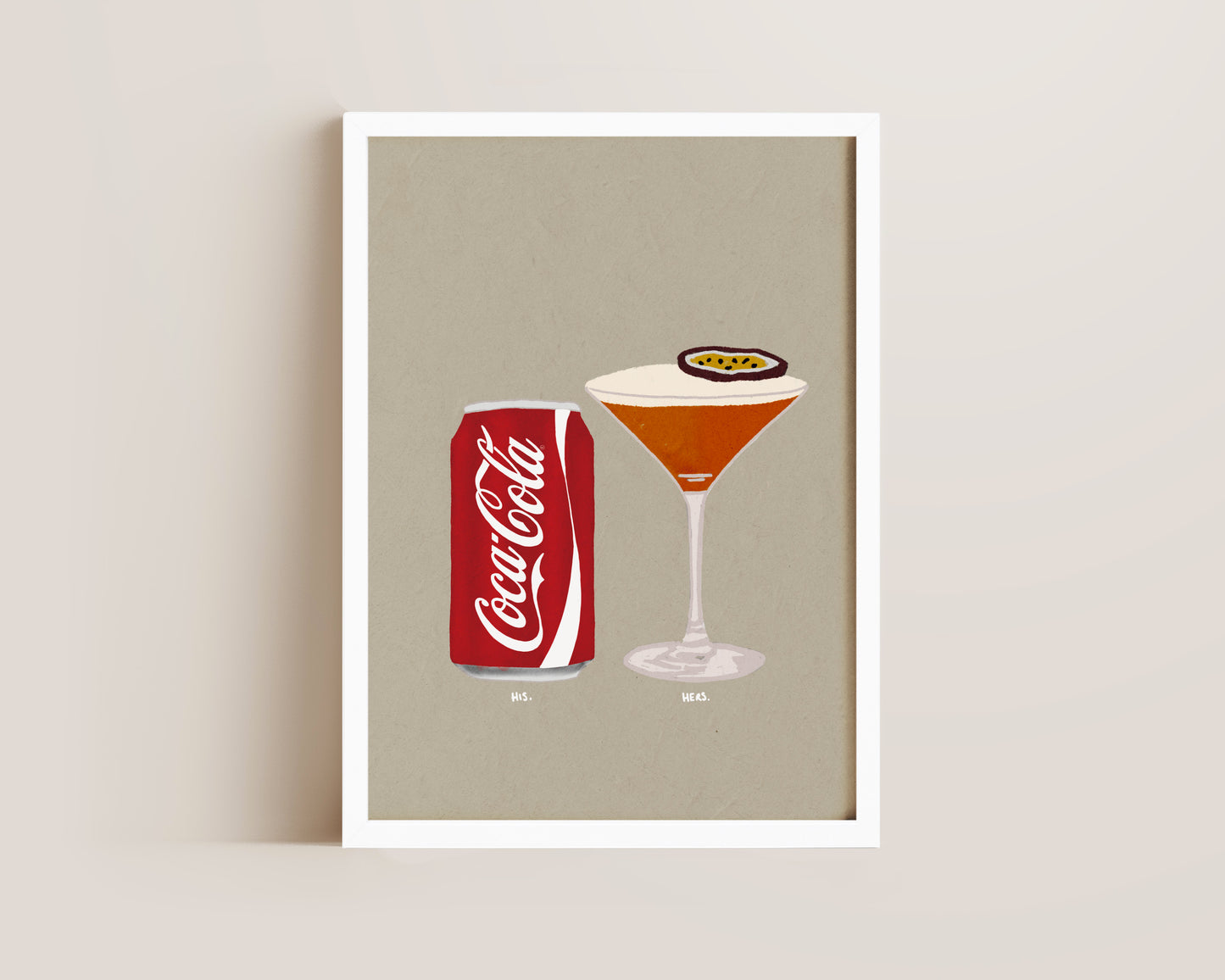 Coke & Pornstar Martini Print