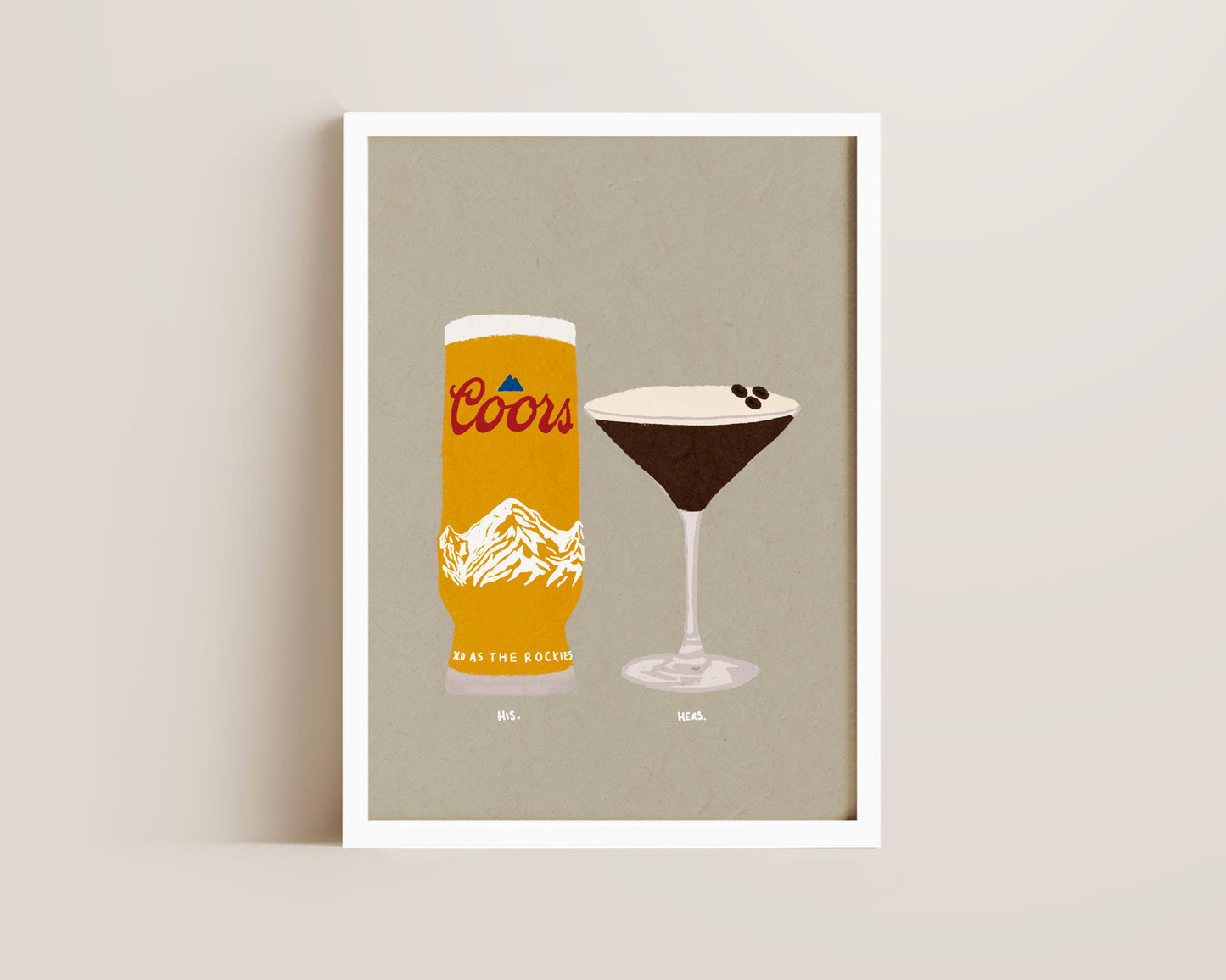 Coors & Espresso Martini Print