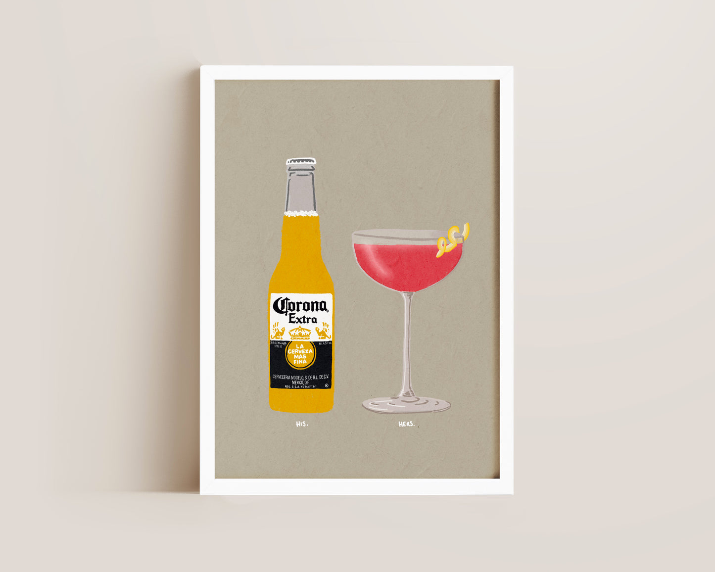 Corona & Cosmopolitan Print