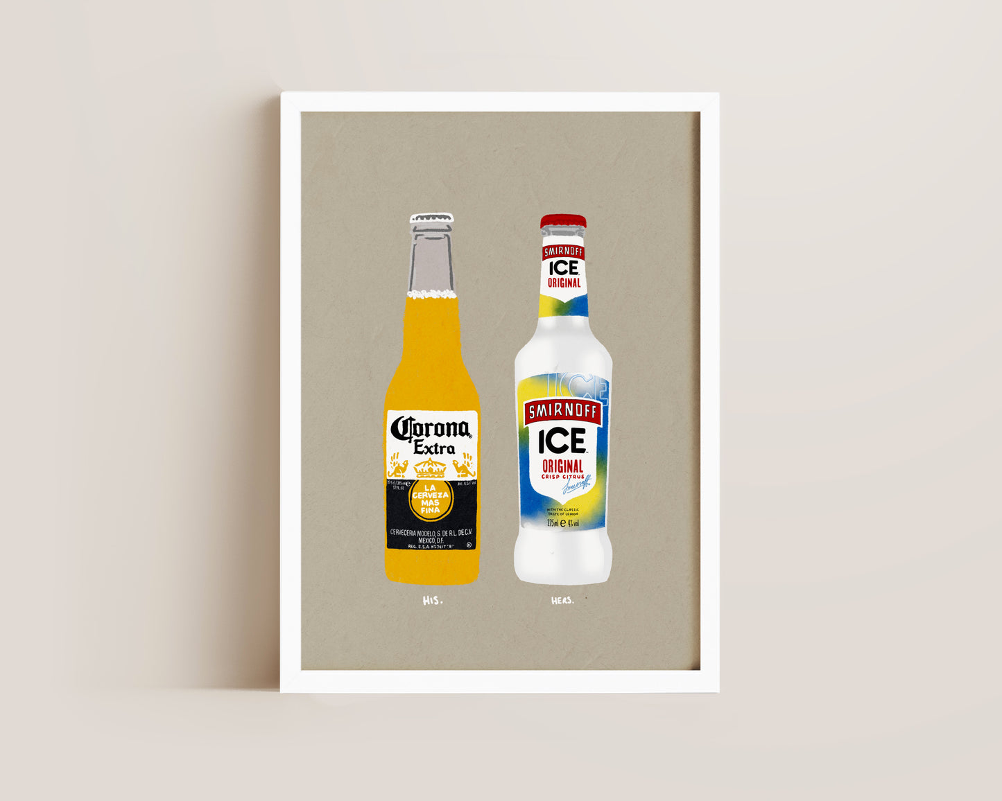 Corona & Smirnoff Ice Print