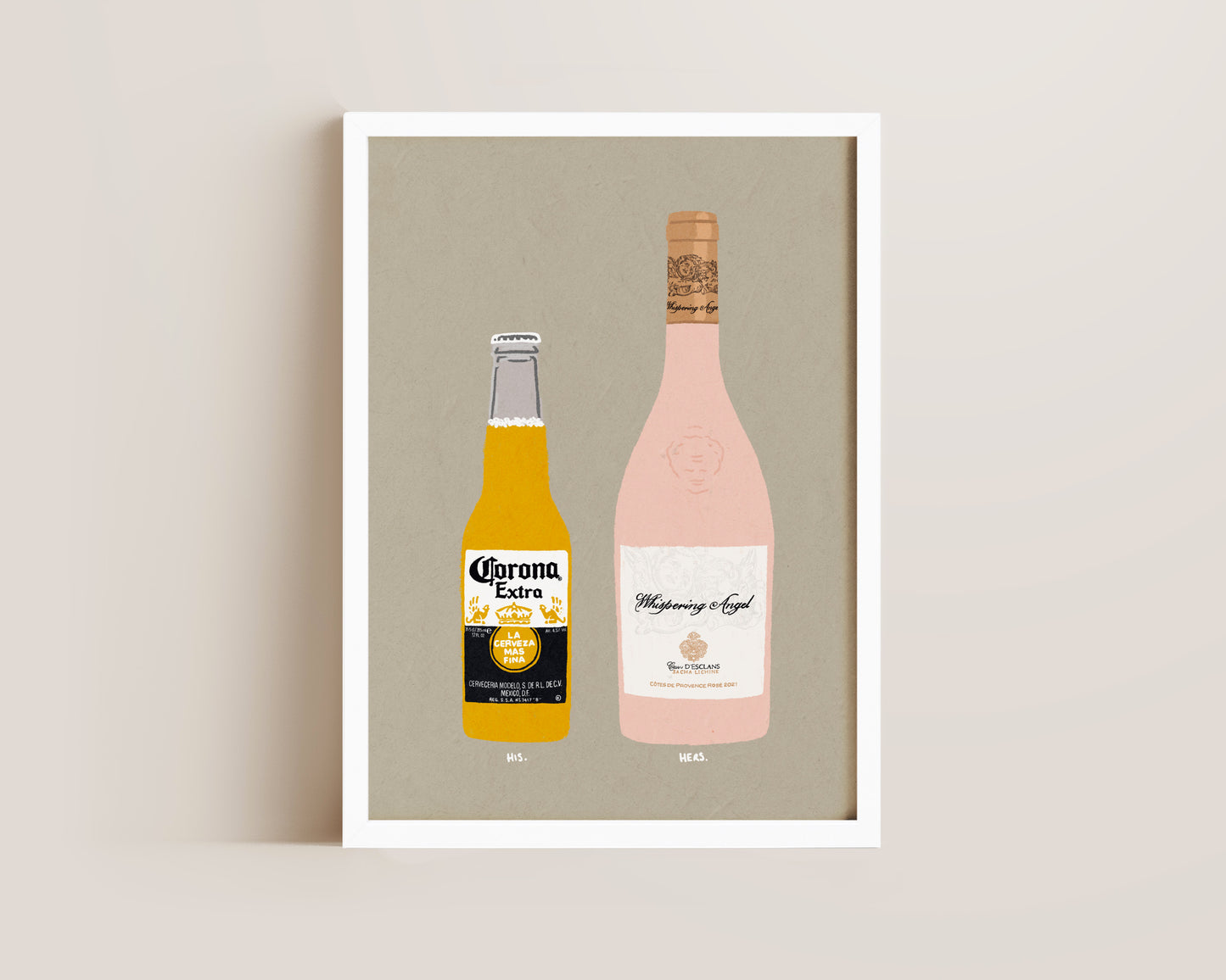 Corona & Whispering Angel Print