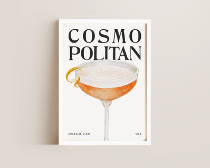Cosmopolitan Cocktail Print