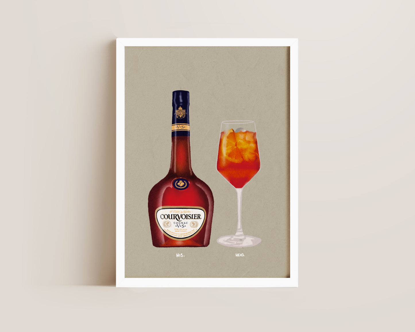 Courvoisier & Aperol Spritz Print