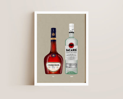 Courvoisier & Bacardi Print