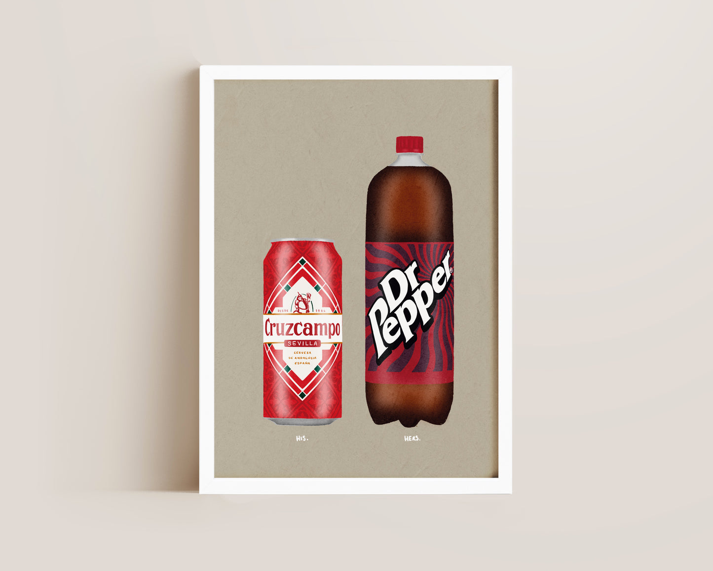 Cruzcampo & Dr Pepper Print