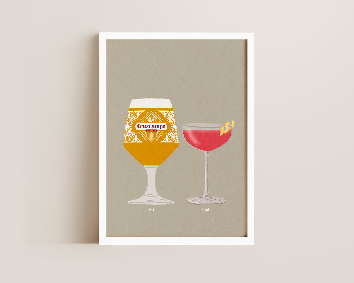 Cruzcampo & Cosmopolitan Print