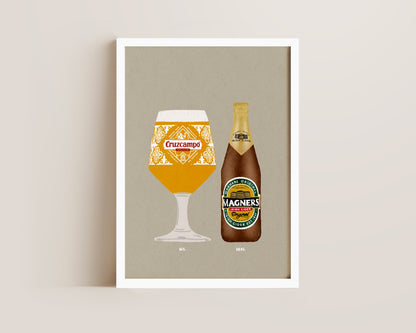 Cruzcampo & Magners Print