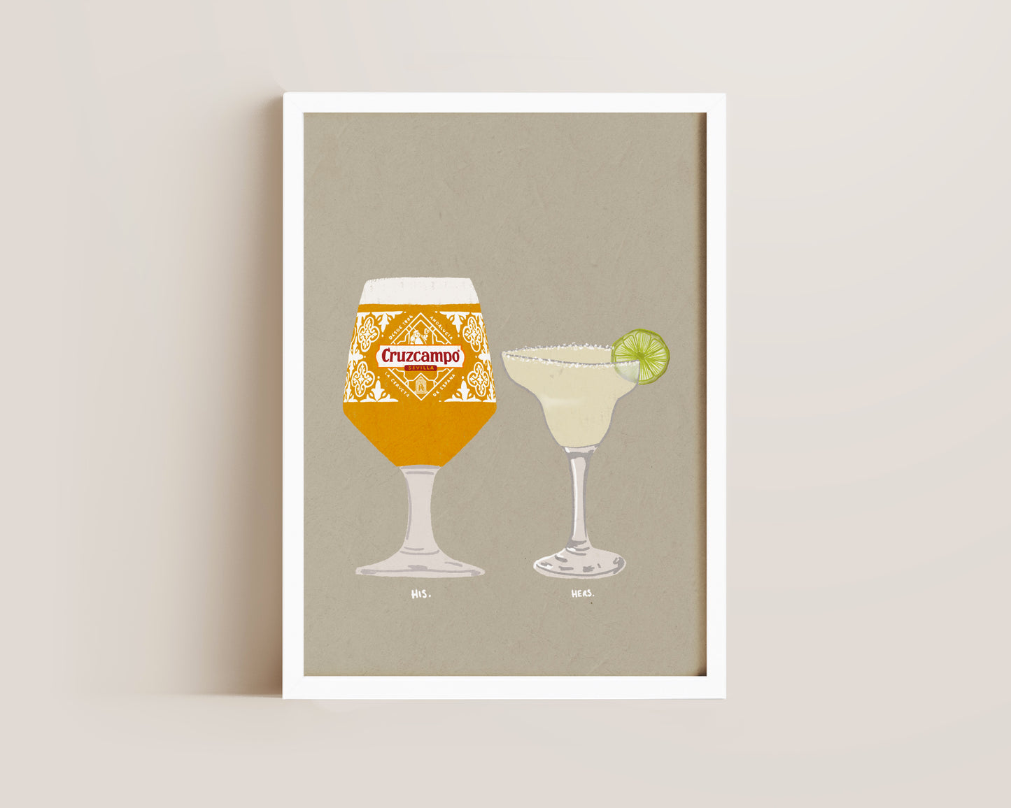 Cruzcampo & Margarita Print