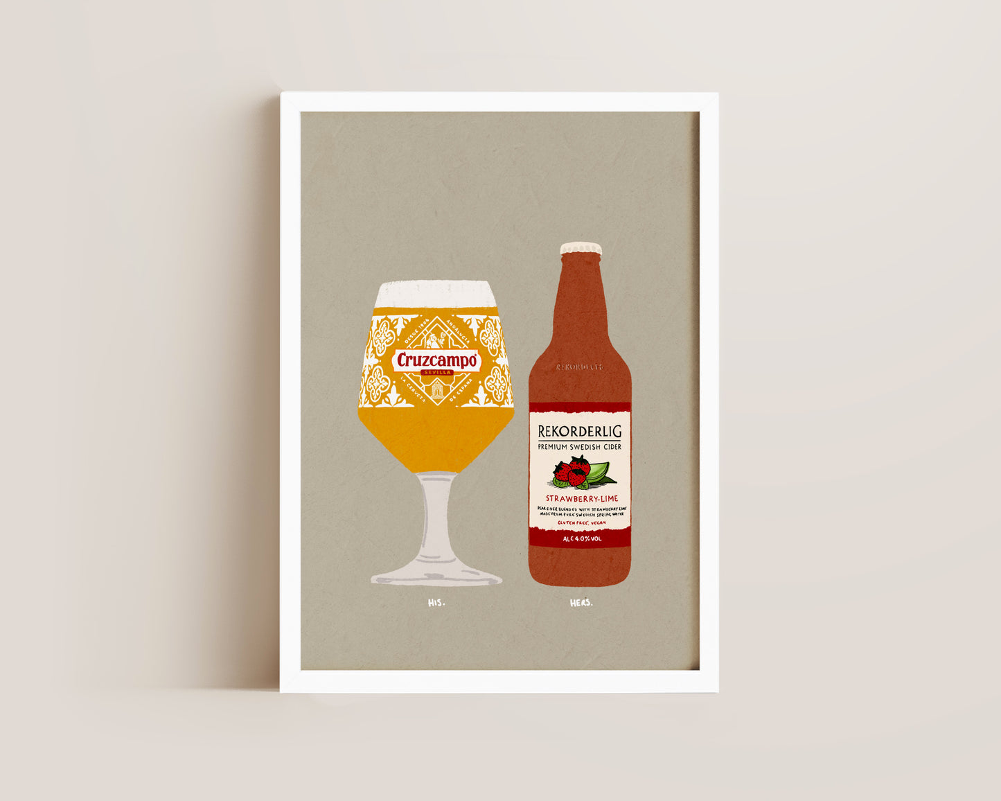 Cruzcampo & Rekorderlig Print
