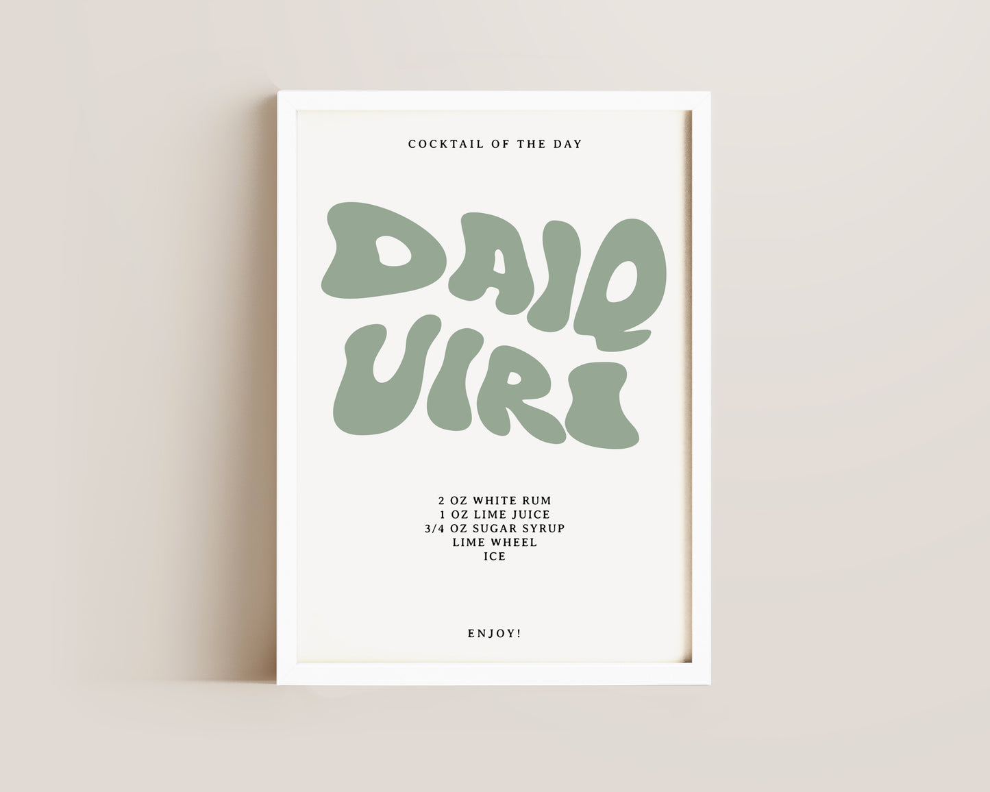 Daiquiri Recipe Print