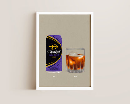 Strongbow Dark Fruits & Black Russian Print